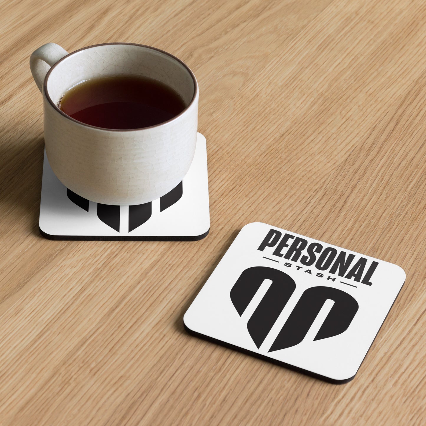 Personal Stash Cork-back coaster